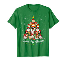 Load image into Gallery viewer, Tree Guinea Pig Christmas Tee Guinea Pig Christmas Pajamas T-Shirt