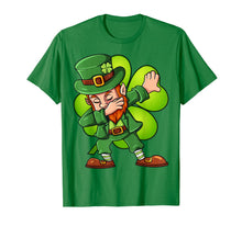 Load image into Gallery viewer, St Patricks Day Dabbing Leprechaun Clover Boys Girls Kids TShirt99734