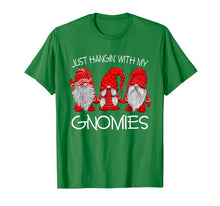Load image into Gallery viewer, Funny shirts V-neck Tank top Hoodie sweatshirt usa uk au ca gifts for Three Gnomes In Red - Just Hangin' with my Gnomies Christmas T-Shirt 1085327