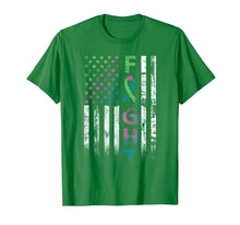 Load image into Gallery viewer, Metastatic Breast Cancer Awareness American Flag Gifts T-Shirt
