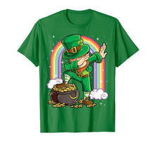 Load image into Gallery viewer, St Patricks Day Dabbing Leprechaun Boys Kids Men Gifts Dab TShirt203544