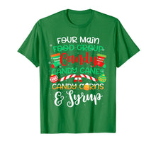 Load image into Gallery viewer, Four Main Food Groups Elf Buddy Christmas Pajama Xmas Gifts T-Shirt-3112313