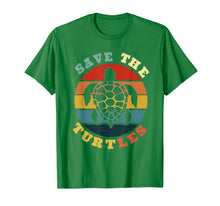 Load image into Gallery viewer, Save The Turtles Vintage Funny Turtles Lover Gift T-Shirt