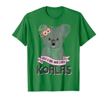 Load image into Gallery viewer, Just A Girl Who Loves Koalas Koala Bear T-Shirt-240525