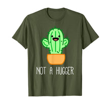 Load image into Gallery viewer, Not a Hugger Cactus | Cute Kawaii Do Not Hug Meme T-Shirt