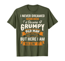 Load image into Gallery viewer, Funny shirts V-neck Tank top Hoodie sweatshirt usa uk au ca gifts for Mens I Never Dreamed That I'd Become A Grumpy Old Man T-Shirt 477808