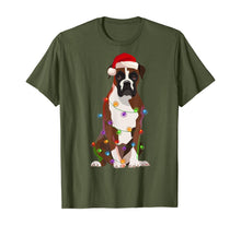Load image into Gallery viewer, Funny shirts V-neck Tank top Hoodie sweatshirt usa uk au ca gifts for Boxer Dog Christmas Lights Xmas Dog Lover T-Shirt 1026238