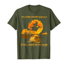 Load image into Gallery viewer, Witch Riding Brooms On A Dark Desert Highways Halloween T-Shirt 61531