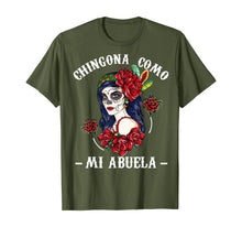 Load image into Gallery viewer, Funny shirts V-neck Tank top Hoodie sweatshirt usa uk au ca gifts for Chingona Como Mi Abuela Funny Grandma Hispanic Women Gifts T-Shirt 1252511