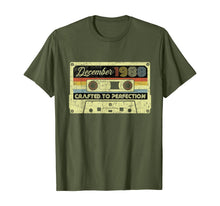 Load image into Gallery viewer, Vintage December 1988 31st birthday Gifts 70s Retro Cassette T-Shirt