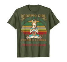 Load image into Gallery viewer, Scorpio Girl Tshirt for Yoga Black Women Birthday Gifts