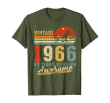 Load image into Gallery viewer, Vintage Retro 1966 53rd Birthday Gifts 53 Years Old Awesome T-Shirt