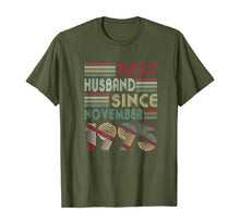 Load image into Gallery viewer, Mens 24th Wedding Anniversary Gifts Husband Since November 1995 T-Shirt