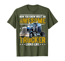 Load image into Gallery viewer, Funny shirts V-neck Tank top Hoodie sweatshirt usa uk au ca gifts for Awesome Trucker Big Rig Semi-Trailer Truck Driver Gift Men T-Shirt 363090
