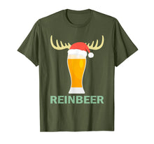 Load image into Gallery viewer, Funny shirts V-neck Tank top Hoodie sweatshirt usa uk au ca gifts for Reinbeer Santa Claus Reindeer Beer Funny Christmas Drinking T-Shirt 516679