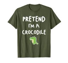 Load image into Gallery viewer, Pretend I'm a Crocodile Funny Easy Halloween Costume Gift T-Shirt