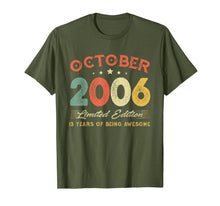 Load image into Gallery viewer, October 2006 13 Years Old Vintage 13th Birthday Gifts T-Shirt