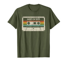 Load image into Gallery viewer, Vintage Best of 1971 48th Birthday Cassette T-Shirt