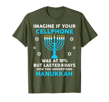 Load image into Gallery viewer, Funny Hanukkah Gifts Cellphone Chanukkah T-Shirt-151045