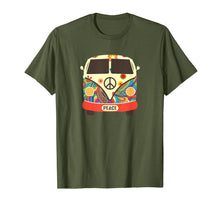Load image into Gallery viewer, Hippie Hippies Peace Vintage Retro Costume Hippy Gift T-Shirt 105605