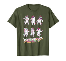 Load image into Gallery viewer, Unicorn Dancing Celebration Yeet Meme T-Shirt