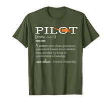 Load image into Gallery viewer, Pilot Definition Shirt who lover Funny Airplane aircraft