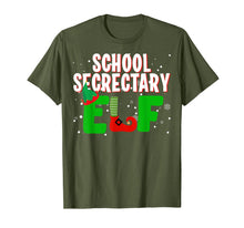Load image into Gallery viewer, School Secretary Elf Funny Christmas Matching Group Gifts T-Shirt