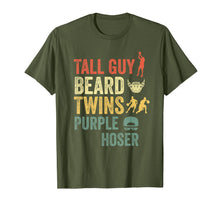 Load image into Gallery viewer, Perfect gift for kids dude-TALL GUY BEARD TWINS PURPLE HOSER T-Shirt-446879