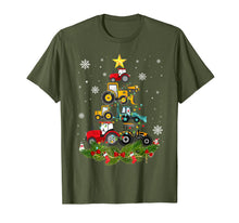 Load image into Gallery viewer, Funny shirts V-neck Tank top Hoodie sweatshirt usa uk au ca gifts for Tractor Christmas Tree gift Holiday Tractor funny xmas Gift T-Shirt 325924
