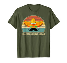 Load image into Gallery viewer, Mens Nacho Average Uncle T Shirt Funny Uncle Gift Tee T-Shirt-665673