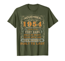 Load image into Gallery viewer, November 1954 Shirt 65 Years Old 65th Birthday Gift Him Her T-Shirt