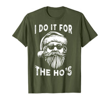Load image into Gallery viewer, Funny shirts V-neck Tank top Hoodie sweatshirt usa uk au ca gifts for I Do It For The Hos Funny Christmas Santa Cool Sun Glasses T-Shirt 1013182