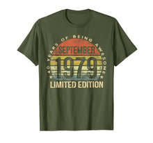 Load image into Gallery viewer, Born September 1979 Limited Edition Bday Gifts 40th Birthday T-Shirt 94085