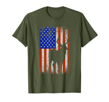 Load image into Gallery viewer, Hunting Flag Bow Archery Bow Patriotic Gifts Deer Hunter T-Shirt-1311456