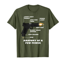 Load image into Gallery viewer, Anatomy of a Pew Pewer Meme Gun and Ammo Lover T-Shirt-223516