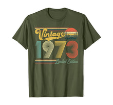 Load image into Gallery viewer, 47 Years Old Gift Vintage 1973 Limited Edition 47th Birthday TShirt402610