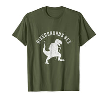 Load image into Gallery viewer, Funny shirts V-neck Tank top Hoodie sweatshirt usa uk au ca gifts for Hikeasaurus Rex Funny Dinosaur T Rex Hiking T-Shirt 1016285