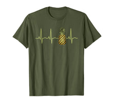 Load image into Gallery viewer, Funny shirts V-neck Tank top Hoodie sweatshirt usa uk au ca gifts for Pineapple Heartbeat Shirt - Best Pineapple Lover Gift Tee 1048395