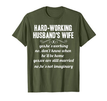 Load image into Gallery viewer, Funny shirts V-neck Tank top Hoodie sweatshirt usa uk au ca gifts for Funny Hard working husband's wife Tshirt Couple Gifts 3115932
