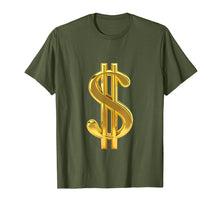 Load image into Gallery viewer, Funny shirts V-neck Tank top Hoodie sweatshirt usa uk au ca gifts for Metallic Gold Money Sign Dollar Bills Moolah T- Shirt 567636