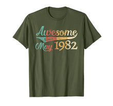 Load image into Gallery viewer, Funny shirts V-neck Tank top Hoodie sweatshirt usa uk au ca gifts for Awesome Since May 1982 T-shirt Vintage 37th Birthday Gift 2515873