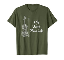 Load image into Gallery viewer, Funny shirts V-neck Tank top Hoodie sweatshirt usa uk au ca gifts for My Wand Chose Me Tshirt Cute Violin Violinist Gifts Girls 698473