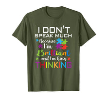 Load image into Gallery viewer, I Dont Speak Much Brilliant Autism Shirt For Kids Boy Girl