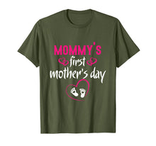 Load image into Gallery viewer, Mommy's First Mother's Day Gifts Shirt Cute Gifts For Mom