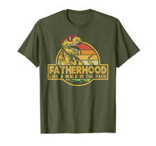 Load image into Gallery viewer, Fatherhood Like A Walk In The Park Father's Day Dad Gifts T-Shirt 38351