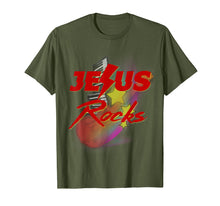 Load image into Gallery viewer, Funny shirts V-neck Tank top Hoodie sweatshirt usa uk au ca gifts for Jesus Rocks worship praise gift idea 1472322
