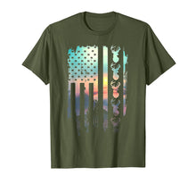Load image into Gallery viewer, Funny shirts V-neck Tank top Hoodie sweatshirt usa uk au ca gifts for Deer Hunting And America Flag TShirt Hunting Lover Gift 241632