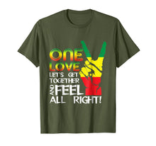 Load image into Gallery viewer, Funny shirts V-neck Tank top Hoodie sweatshirt usa uk au ca gifts for Jamaica One Love Reggae Caribbean Music Pride Flag T-shirt 191988