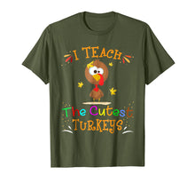 Load image into Gallery viewer, Funny shirts V-neck Tank top Hoodie sweatshirt usa uk au ca gifts for TEACHER THANKSGIVING TSHIRT I TEACH THE CUTEST TURKEYS GIFTS 1778036