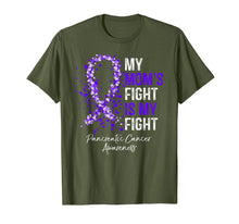 Load image into Gallery viewer, Funny shirts V-neck Tank top Hoodie sweatshirt usa uk au ca gifts for My Mom's Fight Is My Fight Pancreatic Cancer Awareness Gifts T-Shirt 1739472